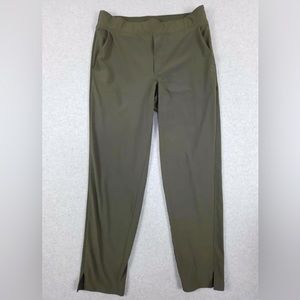 Athleta Pants Women's Size 8 Brooklyn Ankle Pant Green Elastic Waist